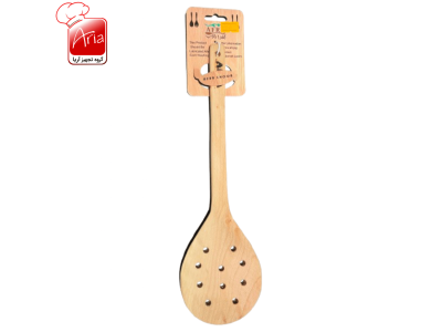 کفگیر چوبی سوراخ‌دار 